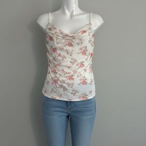 SHEIN White Floral Top